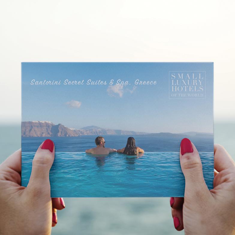 Santorini Secret Suites & Spa post card